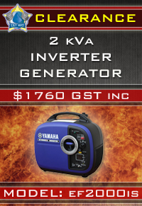 2 kVa Yamaha Portable Inverter Generator